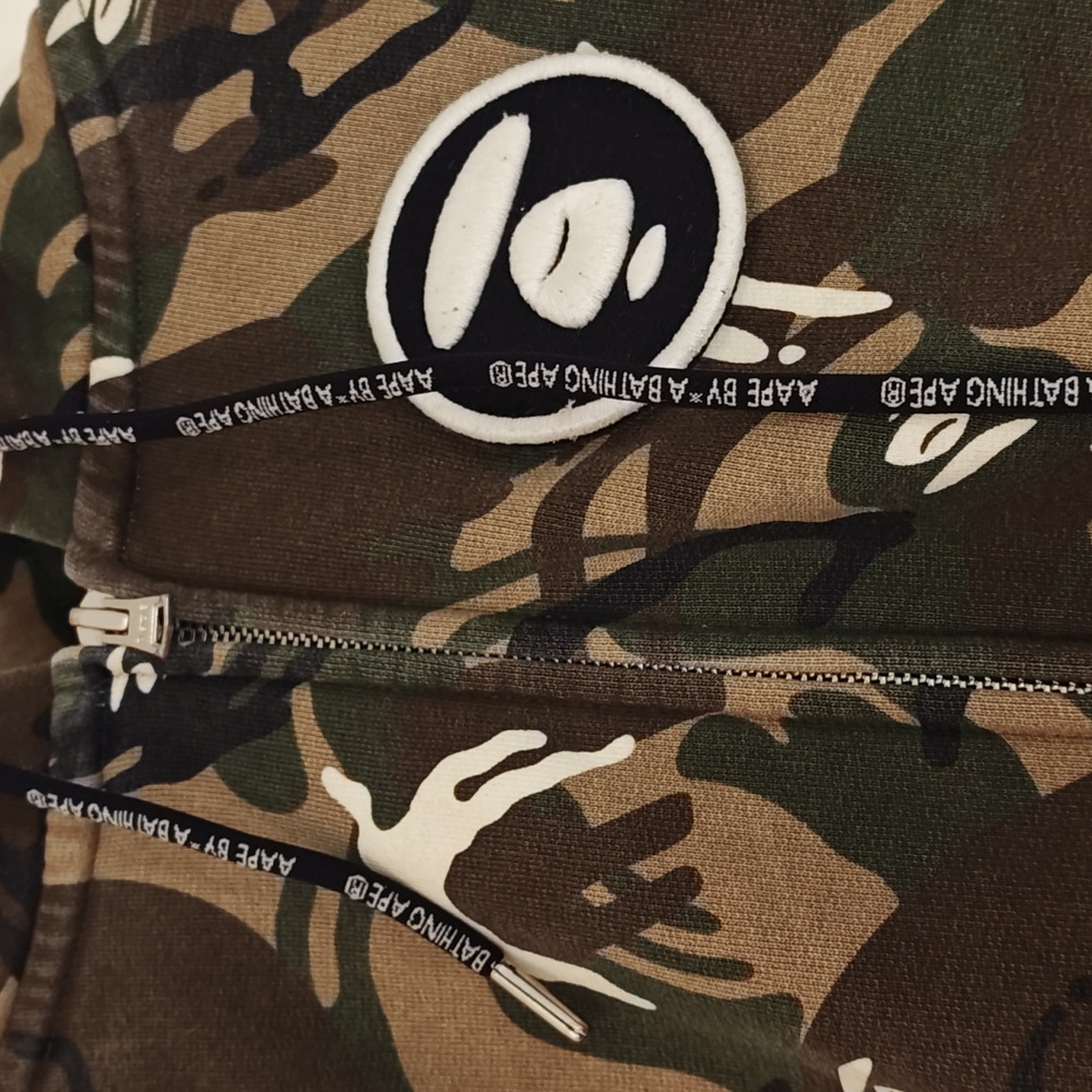 AAPE Camouflage Sweatshirt Glow In Dark, A Bathing Ape - Picture 5 of 7